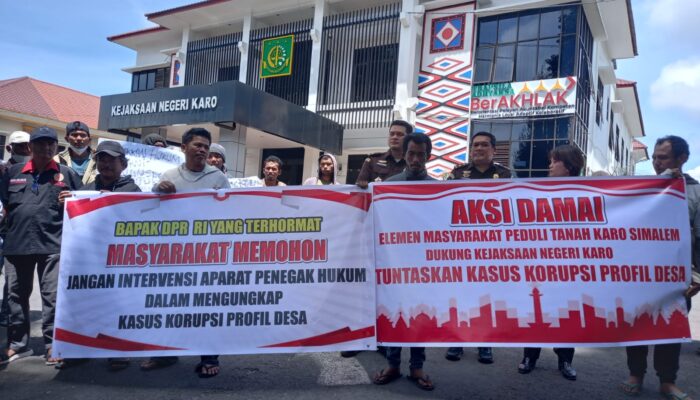 Elemen Masyarakat Karo Bersatu: “Dukung Kejari Tuntaskan Kasus Amsal Sitepu, Tolak Segala Bentuk Intervensi Politik!”
