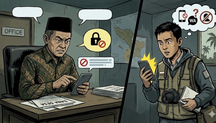 Ditanya Dana Desa, Kades di Aceh Utara Malah Blokir WA dan Tuding Wartawan Gadungan