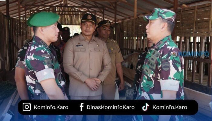 Pererat Sinergitas, Pemkab Karo Sambut Kunjungan Pangdam I/BB di Markas Brigif TP 37/HS