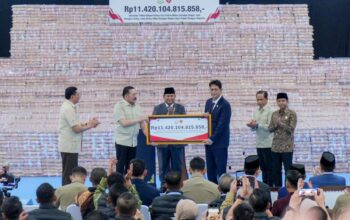 Wamen Ossy Saksikan Penyerahan Denda Administratif Rp11,4 Triliun oleh Satgas PKH sebagai Wujud Penyelamatan Kekayaan Negara