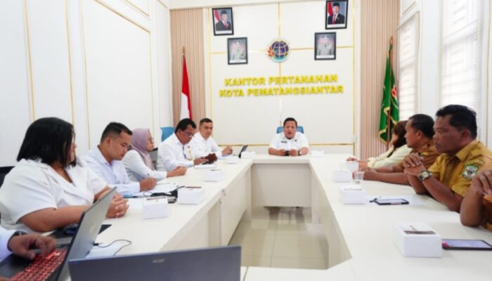 Rapat Koordinasi Pembaruan Peta Zona Nilai Tanah 2026, Kantor Pertanahan Pematangsiantar Perkuat Akurasi Data
