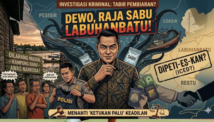 Sabu ‘Dewo’ Menggurita di Labuhanbatu: Menguji Nyali Aparat atau Menyingkap Tabir Pembiaran?