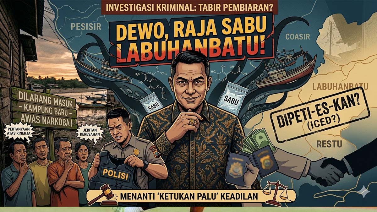 Sabu 'Dewo' Menggurita di Labuhanbatu: Menguji Nyali Aparat atau Menyingkap Tabir Pembiaran?