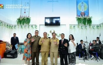Bupati Karo Hadiri Pentahbisan Gedung Gereja GPT “Kristus Gembala” di Kabanjahe