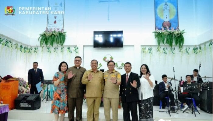 Bupati Karo Hadiri Pentahbisan Gedung Gereja GPT “Kristus Gembala” di Kabanjahe