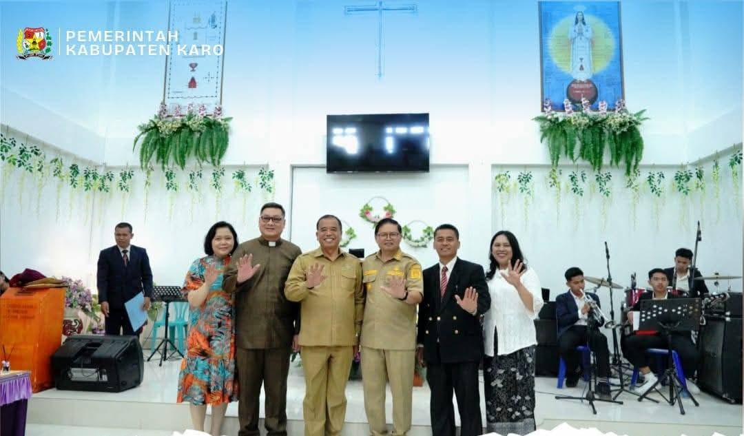 Bupati Karo Hadiri Pentahbisan Gedung Gereja GPT “Kristus Gembala” di Kabanjahe