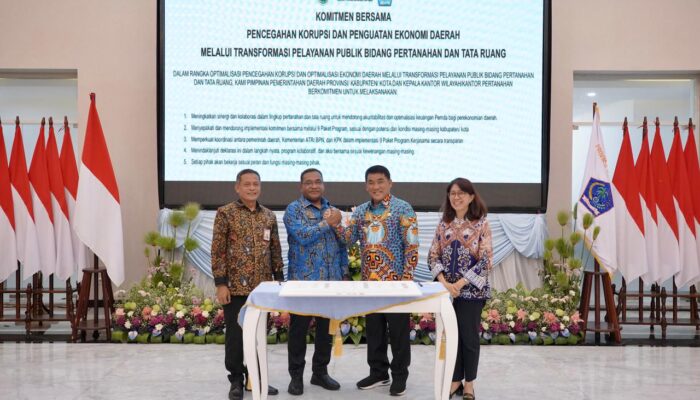 Kementerian ATR/BPN dan KPK Jadikan Sulut Lokasi Percontohan Transformasi Pelayanan Publik di Bidang Pertanahan