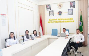 Kantah Pematangsiantar Ikuti Rapat Penyamaan Persepsi Penanganan Pegawai Tersangkut Masalah Hukum