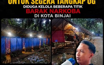 AMANAT SUMUT desak Kapolda untuk segera tangkap UG diduga kelola beberapa titik barak narkoba di kota Binjai