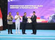 Serahkan Sertipikat Hak Pakai untuk Lemhannas RI, Menteri Nusron: Perkuat Kepastian Hukum Aset Negara