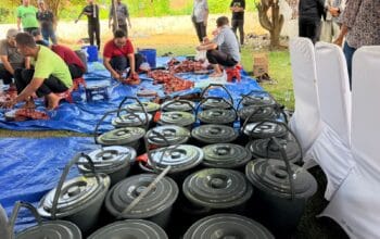 Kanwil BPN Sumut Rayakan Idul Adha dengan Kurban dan Aksi Sosial