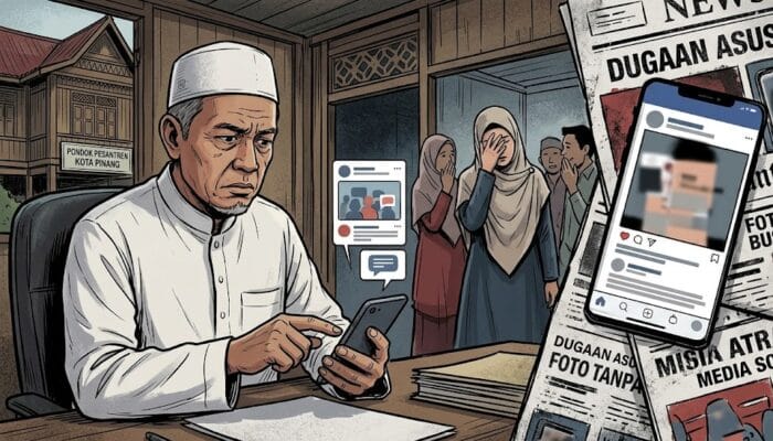 Dugaan Asusila di Kota Pinang: Oknum Ustaz Nekat Sebar Foto Tanpa Busana Rekan Sejawat di Media Sosial