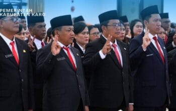 Bupati Karo Resmi Lantik 73 Pejabat Administrator, Pengawas, dan Kepala UPTD Puskesmas