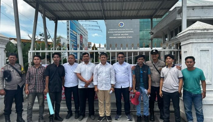 KMMS-SU Geruduk Kejati dan BPN Sumut, Tuntut Keadilan Sengketa Tanah 15 Hektar di Sigara-gara