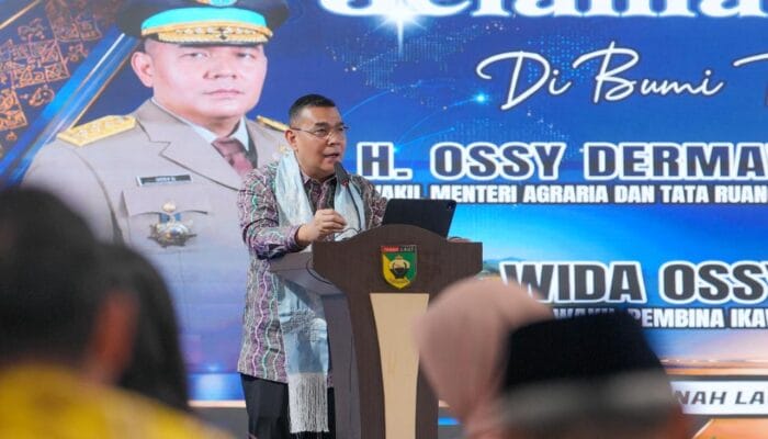 Wamen Ossy Ajak Pemkab Menguatkan GTRA untuk Selesaikan Masalah Pertanahan di Tanah Laut