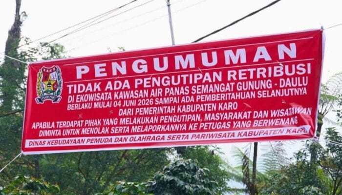 Redam Kisruh Pungli, Pemkab Karo Hentikan Sementara Retribusi Ekowisata Di Semangat Gunung