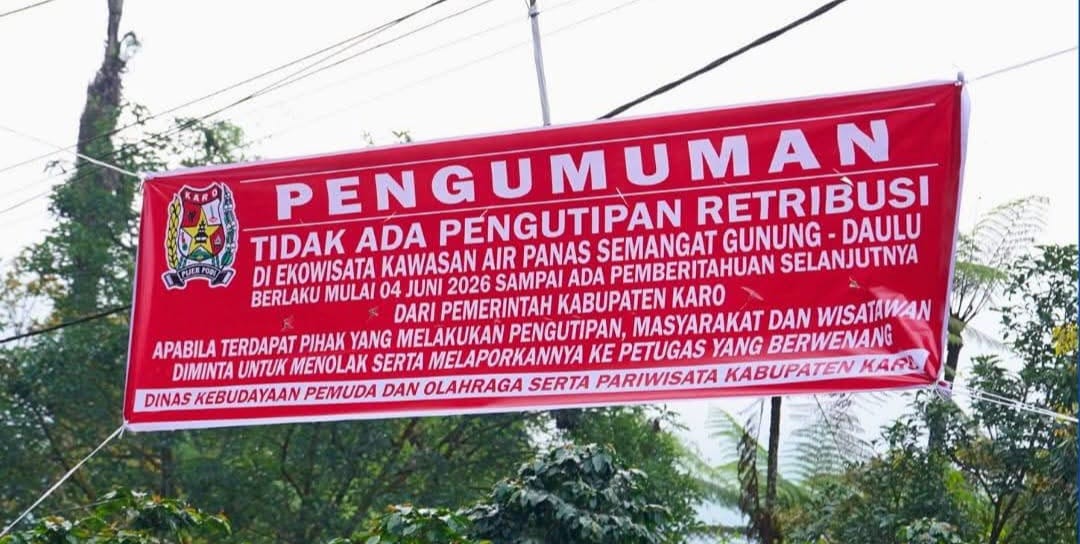 Redam Kisruh Pungli, Pemkab Karo Hentikan Sementara Retribusi Ekowisata Di Semangat Gunung