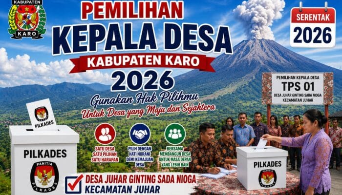 Pemerintah Kabupaten Karo Pastikan Gelar Pilkades 2026 Secara Serentak Di 18 Desa