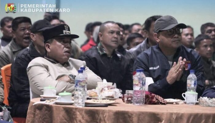 Perkuat Sinergitas, Bupati Karo Bersama Forkopimda dan Masyarakat Gelar Nobar Final Piala Dunia 2026