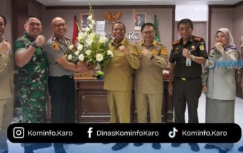 Bupati Karo Pimpin Apel Gabungan ASN di Lingkungan Pemkab Karo