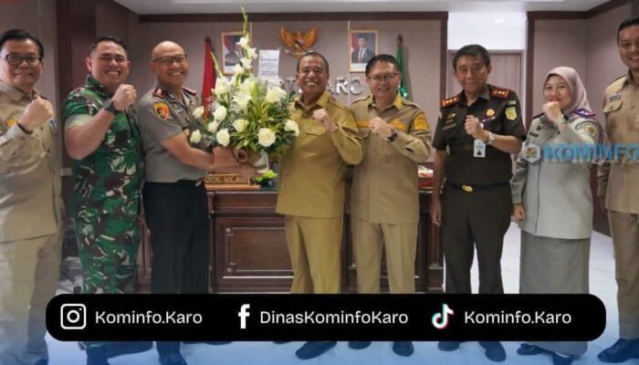 Bupati Karo Pimpin Apel Gabungan ASN di Lingkungan Pemkab Karo