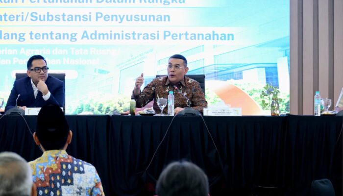 FGD Bersama Komisi II DPR RI, Wamen Ossy: RUU Administrasi Pertanahan untuk Wujudkan Sistem Pertanahan yang Lebih Baik