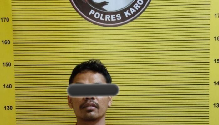 Satresnarkoba Polres Karo Tangkap Terduga Pengedar Sabu di Pinggir Jalan Kacaribu