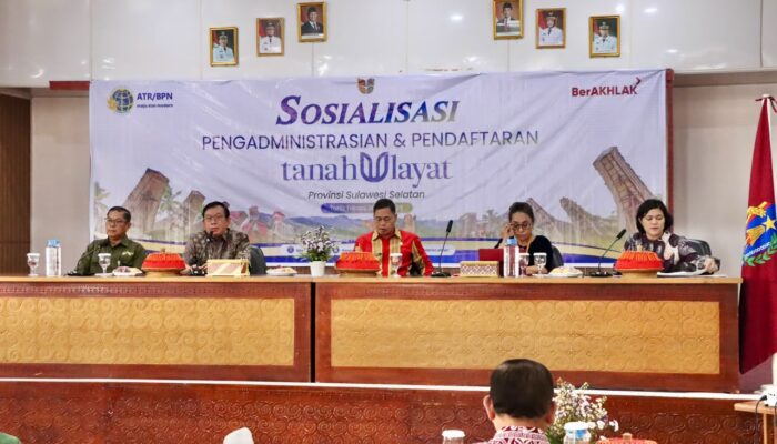 Kementerian ATR/BPN Adakan Sosialisasi Pengadministrasian Tanah Ulayat bagi Masyarakat Hukum Adat di Tana Toraja