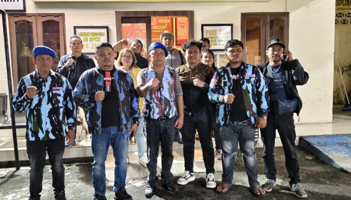 DPD IPK Kabupaten Karo Laporkan Berita Hoax Postingan di Group Kede Kopi Merga Silima ke Polres Karo