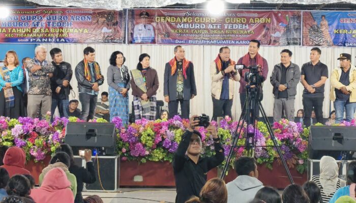 Bupati Karo Hadiri Kerja Tahun di Desa Persadanta Dusun Rumah Rih dan Desa Bunuraya