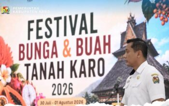 Bupati Karo Pimpin Rapat Koordinasi II Persiapan Festival Bunga dan Buah 2026