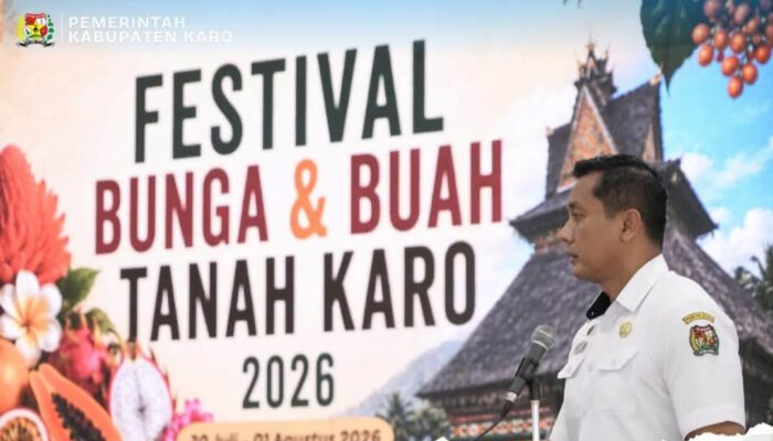 Bupati Karo Pimpin Rapat Koordinasi II Persiapan Festival Bunga dan Buah 2026