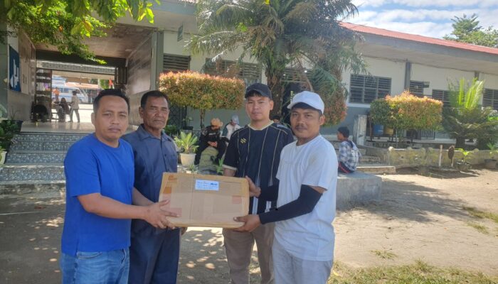 PAC IPK LAU BALENG SERAHKAN PERALATAN DRUMBAND UNTUK SMA NEGERI 1 LAU BALENG SAMBUT HUT RI KE-81