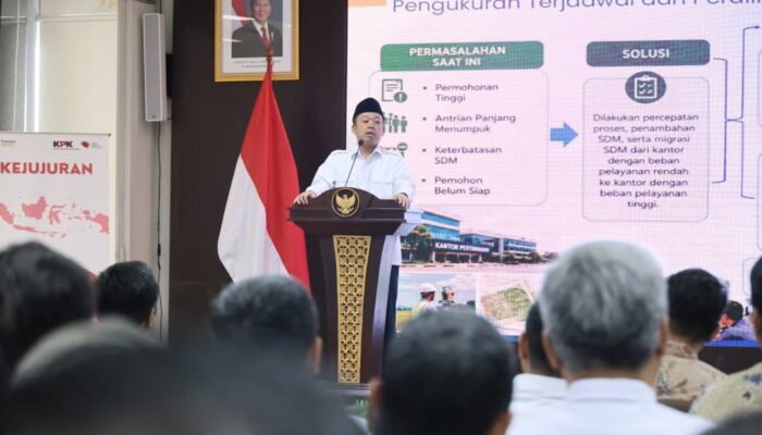 Buka PRESTASI Bersama KPK, Menteri ATR/Kepala BPN Tanamkan Semangat Bekerja Mempermudah Rakyat