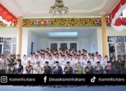 Bupati Karo Kukuhkan Paskibraka Kabupaten Karo untuk Pengibaran Bendera HUT Kemerdekan RI ke-81