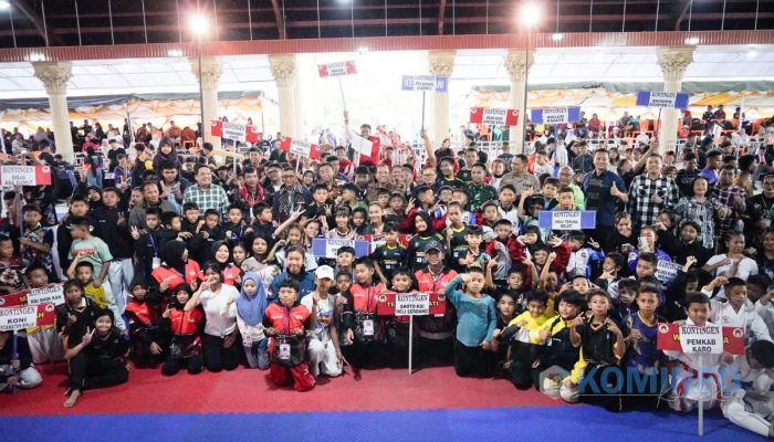Bupati Karo Resmi Buka Karo Open Karate Championship 2026 Piala Bupati Karo