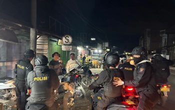 Tim LINGKABER Polres Karo Patroli Malam, Antisipasi 3C dan Tawuran