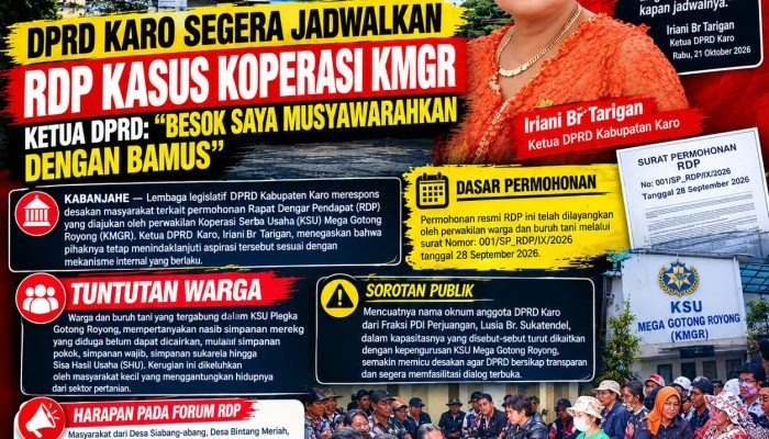 Menanti Titik Terang Kasus Dana Koperasi, Warga Karo Berharap RDP Segera Digelar