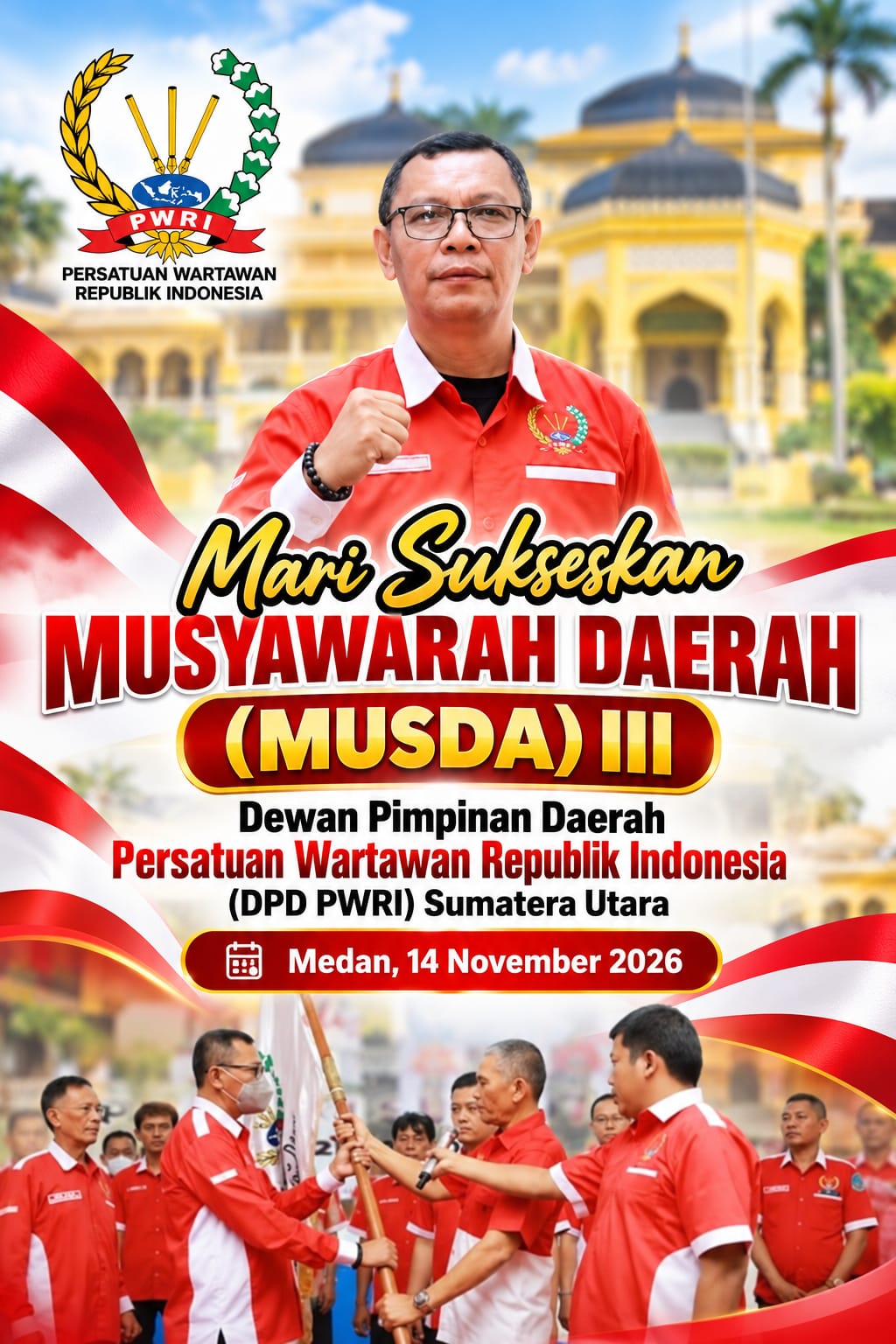 DPD PWRI Sumut Siap Gelar Musda III, Masdar Limbong Serukan Soliditas Insan Pers