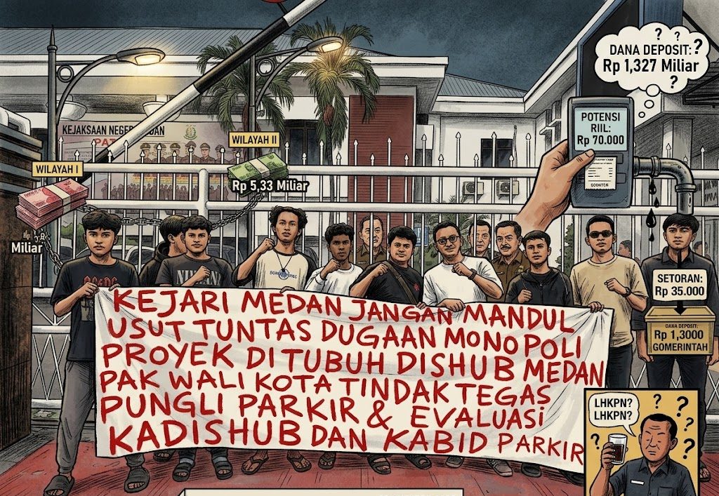 Nyanyian Sumbing di Jalanan Medan: Cerita Tentang Proyek LPJU dan Gaya Hidup Pejabat Dishub