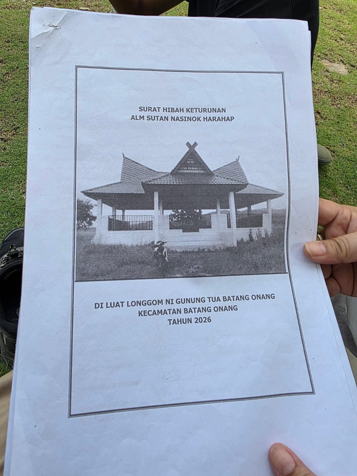 Polemik Koperasi Merah Putih, Surat Hibah Makam Sutan Nasinok Dipertanyakan